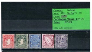 Irland/Eire Briefmarkensets - Bild 1 von 95