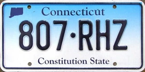 CONNECTICUT Nummernschild (ZUFALLSSCHILD #) SIEHE DESC - Bild 1 von 1