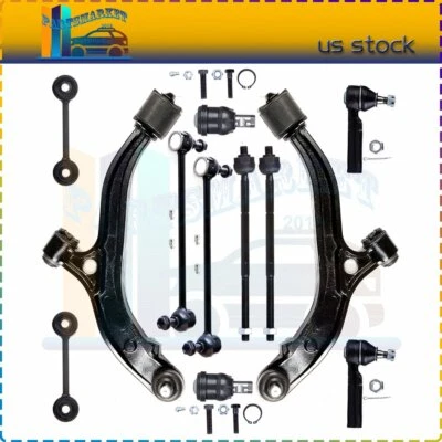 Complete 12Pcs Fits For 1996-2000 Plymouth Voyager Front Outer Inner Tie Rod End Foto 1 de 4