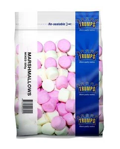5Kg Trumps Marshmallows Pink White 10 X 500G - Picture 1 of 1