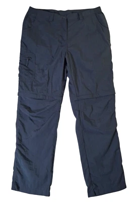 Mountain Warehouse Convertible Pants Women’s Size 12 Gray Hiking Nylon - Image 1 of 4