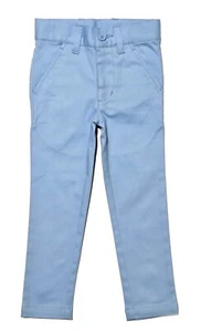 Pants Boys Toddler Adjustable Waist Chino Slim Fit stretch Casual Black Khaki - Picture 1 of 46