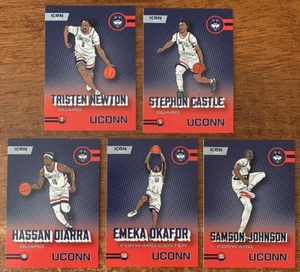 2023-24 ONIT UCONN Men's Basketball (5-Card) Complete "ICON SERIES" Beauty"!! - Picture 1 of 11