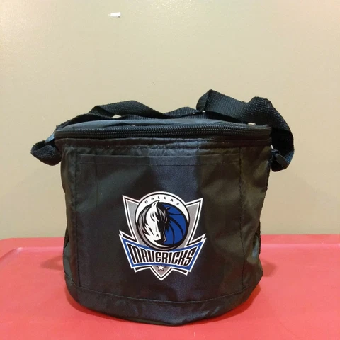 Dallas Mavericks Insulated Lunch Bag/Cooler Adjustable Strap Black Cover