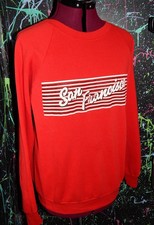 VINTAGE SAN FRANCISCO SWEATSHIRT mens pullover crewneck M/L Puffy Ink 80s rare