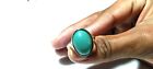 Strrling Silver Super Sweet Lite Green CHALCEDONY RING Classic Oval Ring Size 18