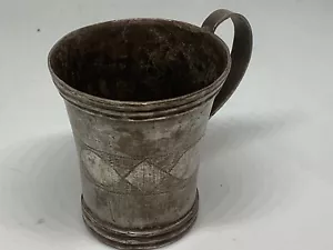 lovely small Spanish colonial cup, unmarked silver, 17th/18th century - Picture 1 of 8
