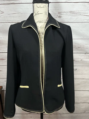 Studio I size 8 jacket with white trim - 2544 - Image 1 of 4