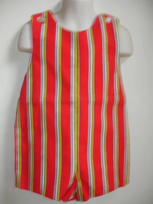 KELLY'S NIÑOS NIÑO MAMELUCO VESTIDO DE UNA PIEZA talla 4 R ROJO AMARILLO AZUL BLANCO IMPRESIONANTE Foto 1 de 4