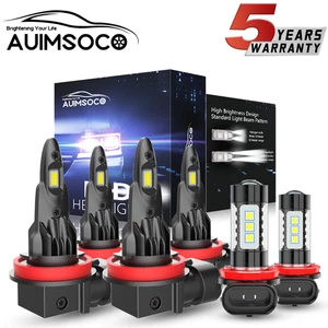 For Buick Verano Sedan 4-Door 2.4L 2012-2017 LED Headlight Fog Light Bulbs Combo - Picture 1 of 18
