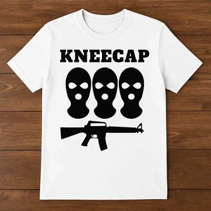 Camiseta de la banda irlandesa de hip hop de la rótula de la rótula de la música - Imagen 1 de 1