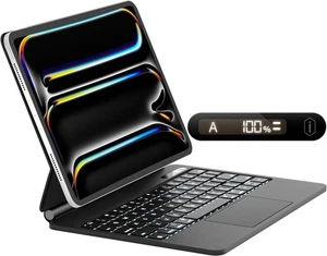 iPad Air 13 Inch Keyboard: iPad Air 13 Inch Case Keyboard, iPad Pro 12.9 Case... - Picture 1 of 7