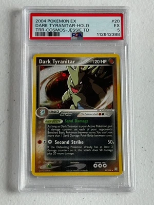 VINTAGE COSMOS HOLO Dark Tyranitar 2004 Pokémon Team Rocket Returns Jessie TD#20 - Image 1 of 2