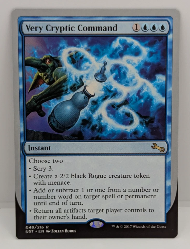 Very Cryptic Command (F) Unstable Regular NM MTG - Image 1 of 1