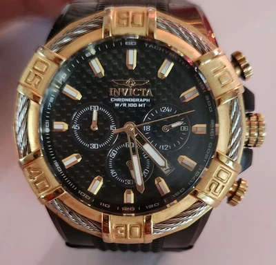 Relógio de pulso masculino Invicta Bolt preto 52mm #25687 - Imagem 1 de 4