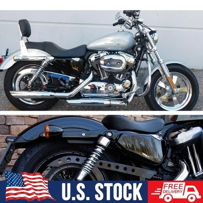 11.75" Rear Shocks Absorber For Harley Dyna Road King Street Electra Glide FXDLS Foto 1 de 4