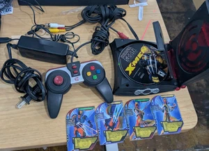 Hyperscan Console Xmen Game Cards w/  Controller Power Adaptor AV Tested Works - Picture 1 of 4