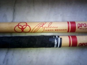 Jason Bonham Led Zeppelin Stage Used Drum Sticks JBLZE Center Stage Atlanta Gig - Picture 1 of 6