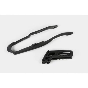 Guiacadenas + patin ufo honda negro ho04632-001 para moto repuestos ciclomotor - Imagen 1 de 1