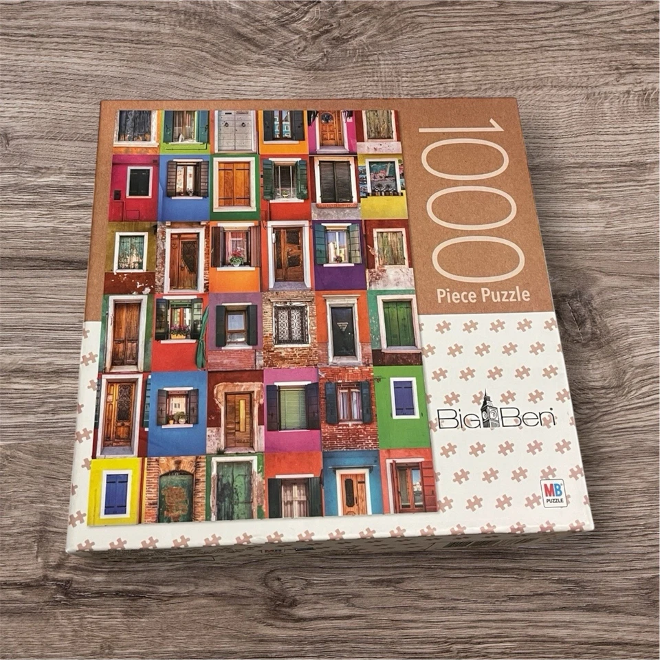Milton Bradley Big Ben Puzzle Doors and Windows Collage # 6046612