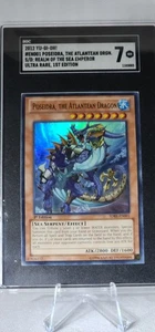 2012 Yu Gi Oh! Poseidra The Atlantean Dragon Ultra Rare 1rst Edition - Picture 1 of 4