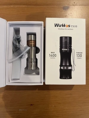 Wurkkos TS10 V2 Copper Titanium Anduril LED Flashlight Excellent - Image 1 of 2