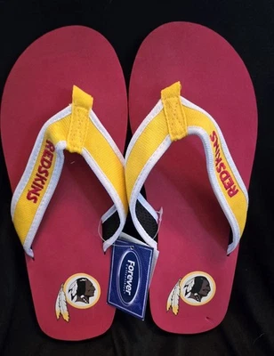 Chanclas Forever Collectables Washington Redskins Talla XL Artículo Nuevo  Foto 1 de 4
