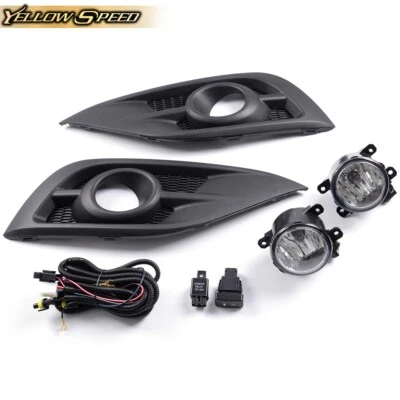 Par de luces antiniebla de parachoques + interruptor + cableado + bombillas aptas para Honda CR-V CRV 2012-2014 Foto 1 de 4