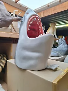 Haikopf Haifisch Kopf Figur Shark Groß Hai Haie Tierfigur Fisch Lebensgroß - Bild 1 von 6