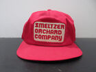 Vintage K Products Hat Cap Snap Back Red Ochard Company Patch Trucker Mens 90S