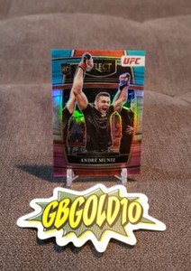 Andre Muniz 2022 Panini Select UFC TRI-COLOR Rookie RC PRIZM SP # /49
