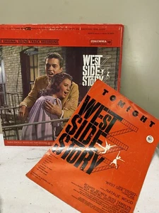 WEST SIDE STORY Original Sound Track Vinyl LP Recording w Original Sheet Music - Picture 1 of 13