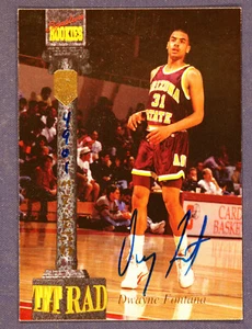 1994 Signature Rookies Tetrad Autographs #50 Dwayne Fontana - Bild 1 von 2