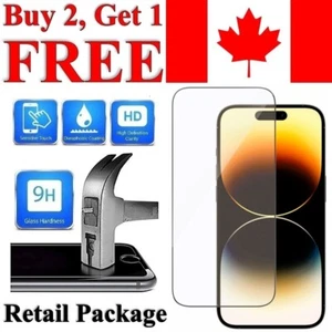 Tempered Glass Screen Protector for iPhone 15 / 15 Pro / 15 Plus / 15 Pro Max - Photo 1 sur 7