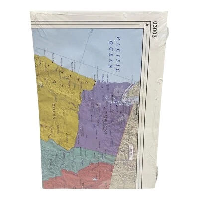 United States Wall Map Large 48 X 32 Art Quality Print 03003 with Border - Image 1 of 4