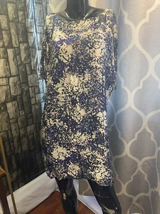 Club Monaco Mujer Seda Multicolor Vestido Espalda Abierta Talla S/P - Imagen 1 de 7