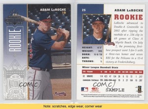 2003 Donruss Champions Sample Silver Adam LaRoche #25