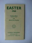 1965 London Transport Bus Timetable Country Southern Easter Services (Ref LC1)