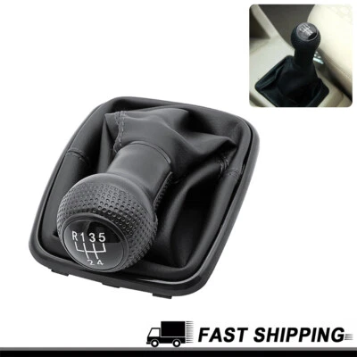 For Volkswagen Jetta Bora MK4 5-Speed Manual Shifter Gear Knob Gaiter Boot Foto 1 de 4