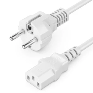 10m Stromkabel Kaltgerätekabel Netzkabel Kaltgeräte Strom Kabel C13 PC Computer - Bild 1 von 8
