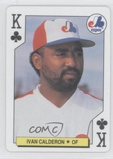 1991 US Playing Cards Major League All-Stars Ivan Calderon #KC