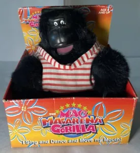 The Rocking Gorilla Mac The Macarena Gorilla Vintage Danzas Canta Nuevo en Caja - Imagen 1 de 9