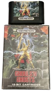 Ghouls 'n Ghosts (Sega Genesis, 1989) Case + Game! Cleaned, Tested, Working! - Picture 1 of 1