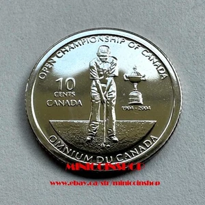 Canada 2004 10-Cent Open Championship of Canada 100th Anniv Golf Proof-Like Coin - Picture 1 of 2