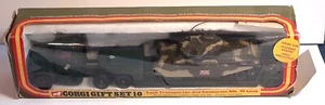 JUEGO DE REGALO ORIGINAL CORGI TOYS Nº 10 - TRANSPORTADOR DE TANQUES Y TANQUE CENTURION MKIII - Imagen 1 de 14
