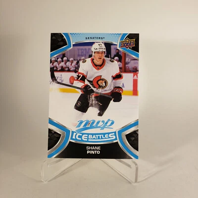 2021-22 MVP Base Ice Battles Rookie SP #IB-236 Shane Pinto Ottawa Senators - Image 1 of 2