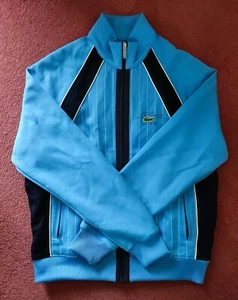 Chaqueta sudadera con cremallera en bloques de colores de algodón orgánico Lacoste para hombre, M - Imagen 1 de 6