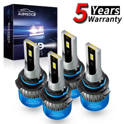 Combo 9005 9006 LED Headlight Kit Bulbs White For Chevrolet Avalanche 2007-2013 - Image 1 of 4