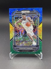 2023 Prizm Draft Picks #73 Zion Williamson Blue Yellow Green Choice Scope Prizm