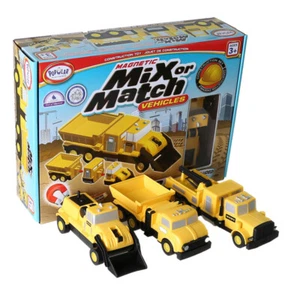 Popular Playthings Magnetic Mix or Match Vehicles, Construction - Picture 1 of 1